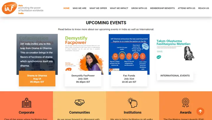 An NGO website designed and built by Navil